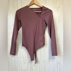 Abercrombie Fitch Soft A&F Collection Bodysuit Top Size XS